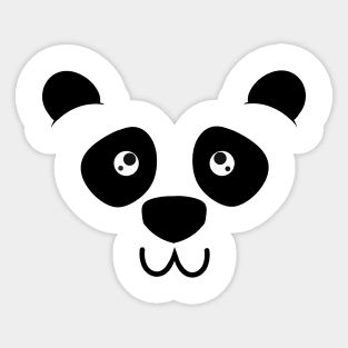 Panda Face Sticker